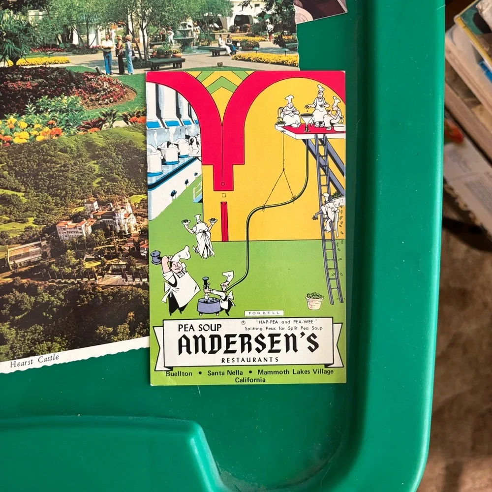 Vintage Lot of 20 Postcards Andersen’s Pea Soup Retro Advertising California